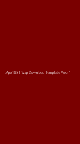 Tampilan Antarmuka Aplikasi Mpo1881 Wap Download Template Web - 1