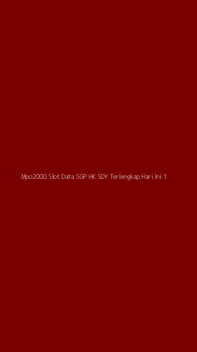 Tampilan Antarmuka Aplikasi Mpo2000 Slot Data Sgp Hk Sdy Terlengkap Hari Ini - 1