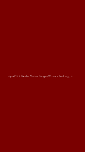Tampilan Antarmuka Aplikasi Mpo2122 Bandar Online Dengan Winrate Tertinggi - 4