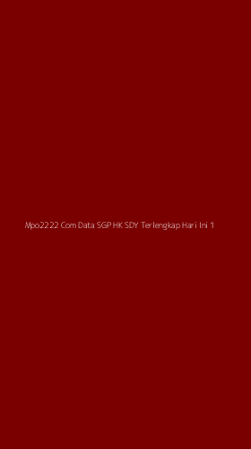 Tampilan Antarmuka Aplikasi Mpo2222 Com Data Sgp Hk Sdy Terlengkap Hari Ini - 1