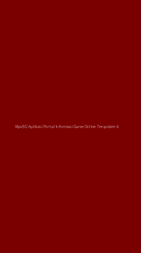 Tampilan Antarmuka Aplikasi Mpo50 Aplikasi Portal Informasi Game Online Terupdate - 4