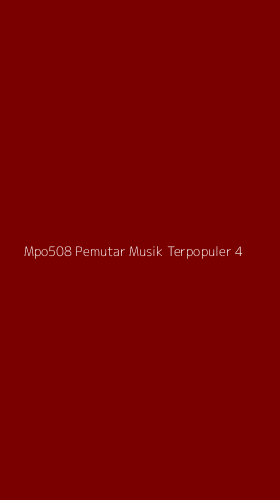 Tampilan Antarmuka Aplikasi Mpo508 Pemutar Musik Terpopuler - 4