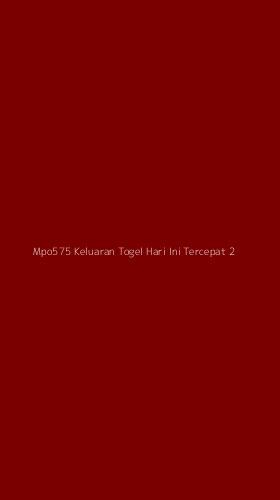 Tampilan Antarmuka Aplikasi Mpo575 Keluaran Togel Hari Ini Tercepat - 2