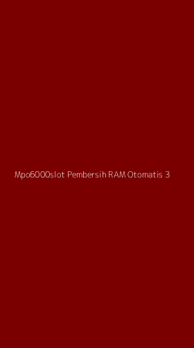Tampilan Antarmuka Aplikasi Mpo6000slot Pembersih Ram Otomatis - 3