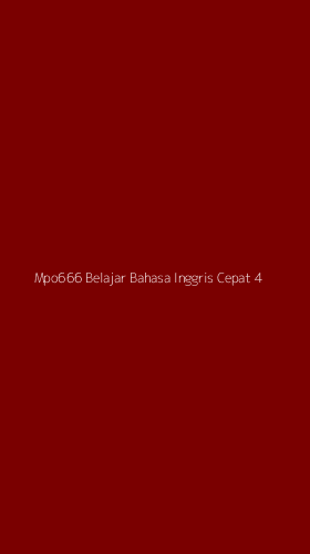 Tampilan Antarmuka Aplikasi Mpo666 Belajar Bahasa Inggris Cepat - 4