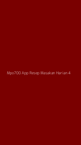 Tampilan Antarmuka Aplikasi Mpo700 App Resep Masakan Harian - 4