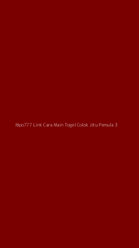 Tampilan Antarmuka Aplikasi Mpo777 Link Cara Main Togel Colok Jitu Pemula - 3