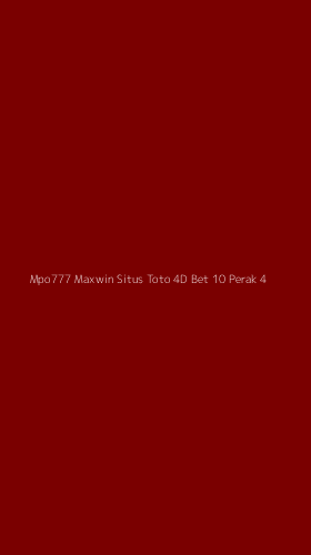 Tampilan Antarmuka Aplikasi Mpo777 Maxwin Situs Toto 4d Bet 10 Perak - 4