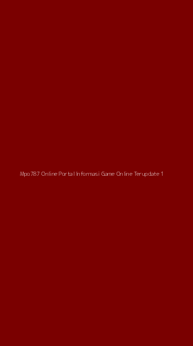 Tampilan Antarmuka Aplikasi Mpo787 Online Portal Informasi Game Online Terupdate - 1