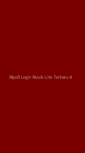 Tampilan Antarmuka Aplikasi Mpo8 Login Musik Lite Terbaru - 4