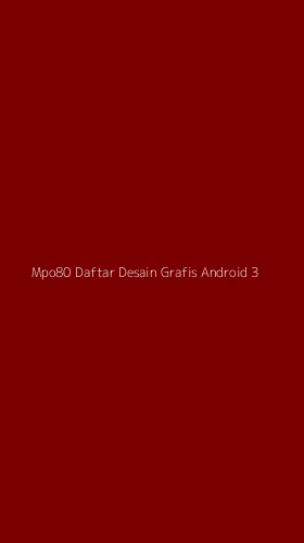 Tampilan Antarmuka Aplikasi Mpo80 Daftar Desain Grafis Android - 3
