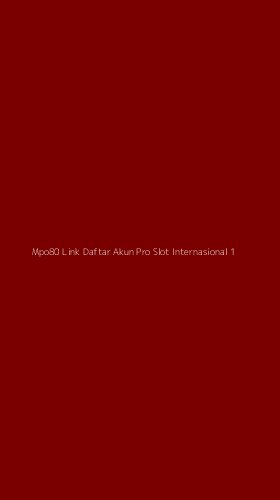 Tampilan Antarmuka Aplikasi Mpo80 Link Daftar Akun Pro Slot Internasional - 1