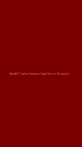 Tampilan Antarmuka Aplikasi Mpo8877 Daftar Keluaran Togel Hari Ini Tercepat - 4
