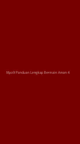 Tampilan Antarmuka Aplikasi Mpo9 Panduan Lengkap Bermain Aman - 4