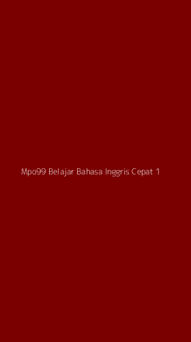 Tampilan Antarmuka Aplikasi Mpo99 Belajar Bahasa Inggris Cepat - 1
