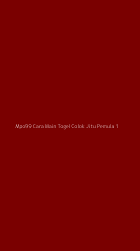 Tampilan Antarmuka Aplikasi Mpo99 Cara Main Togel Colok Jitu Pemula - 1