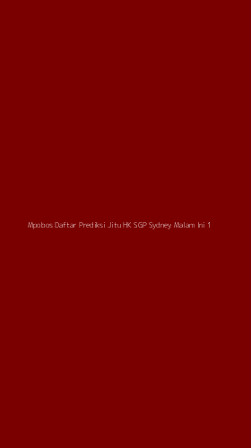 Tampilan Antarmuka Aplikasi Mpobos Daftar Prediksi Jitu Hk Sgp Sydney Malam Ini - 1