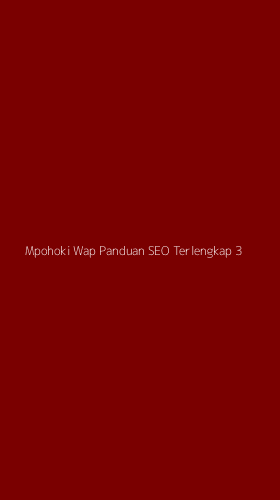 Tampilan Antarmuka Aplikasi Mpohoki Wap Panduan Seo Terlengkap - 3