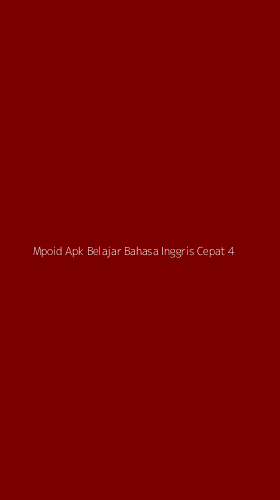Tampilan Antarmuka Aplikasi Mpoid Apk Belajar Bahasa Inggris Cepat - 4