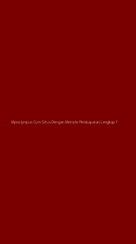 Tampilan Antarmuka Aplikasi Mpoolympus Com Situs Dengan Metode Pembayaran Lengkap - 1