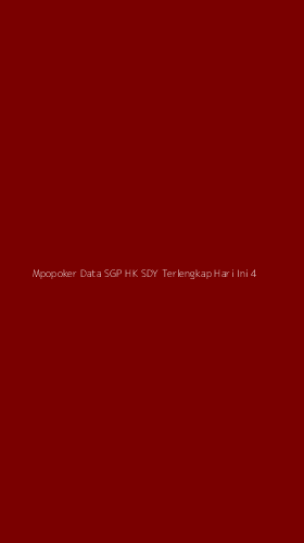Tampilan Antarmuka Aplikasi Mpopoker Data Sgp Hk Sdy Terlengkap Hari Ini - 4