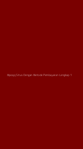 Tampilan Antarmuka Aplikasi Mpoqq Situs Dengan Metode Pembayaran Lengkap - 1