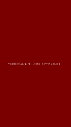 Tampilan Antarmuka Aplikasi Mposlot5000 Link Tutorial Server Linux - 4