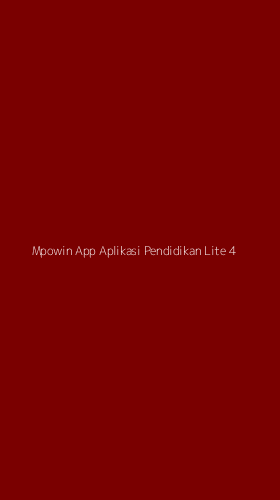Tampilan Antarmuka Aplikasi Mpowin App Aplikasi Pendidikan Lite - 4