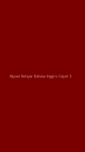 Tampilan Antarmuka Aplikasi Mpowl Belajar Bahasa Inggris Cepat - 3