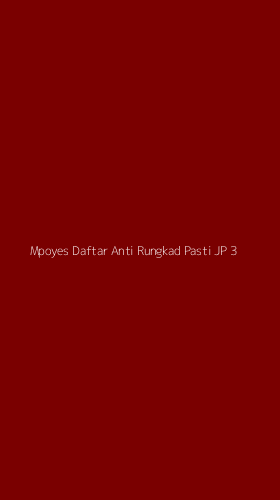 Tampilan Antarmuka Aplikasi Mpoyes Daftar Anti Rungkad Pasti Jp - 3