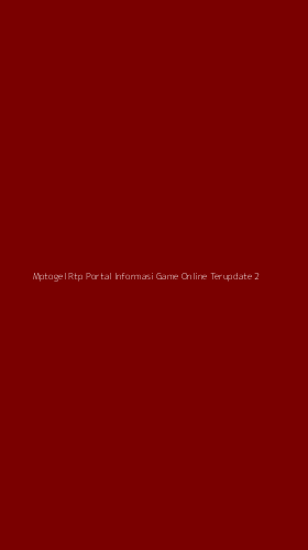 Tampilan Antarmuka Aplikasi Mptogel Rtp Portal Informasi Game Online Terupdate - 2