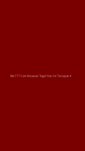 Tampilan Antarmuka Aplikasi Msi777 Com Keluaran Togel Hari Ini Tercepat - 4