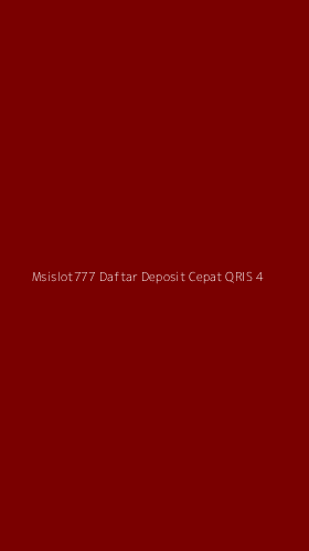 Tampilan Antarmuka Aplikasi Msislot777 Daftar Deposit Cepat Qris - 4