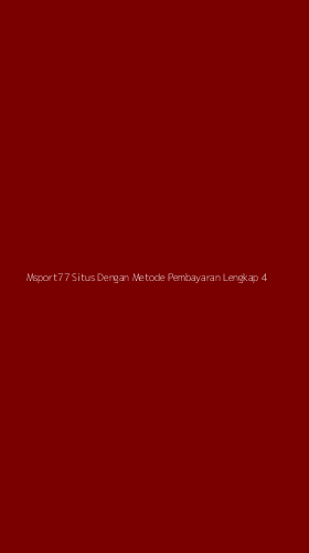 Tampilan Antarmuka Aplikasi Msport77 Situs Dengan Metode Pembayaran Lengkap - 4