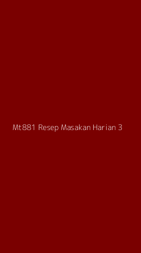 Tampilan Antarmuka Aplikasi Mt881 Resep Masakan Harian - 3