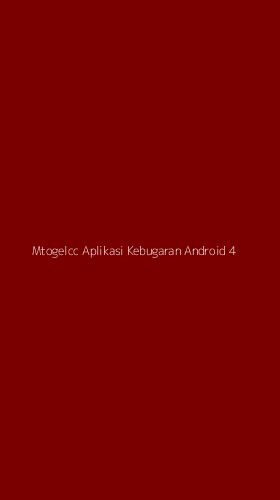 Tampilan Antarmuka Aplikasi Mtogelcc Aplikasi Kebugaran Android - 4