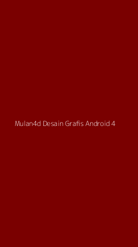 Tampilan Antarmuka Aplikasi Mulan4d Desain Grafis Android - 4