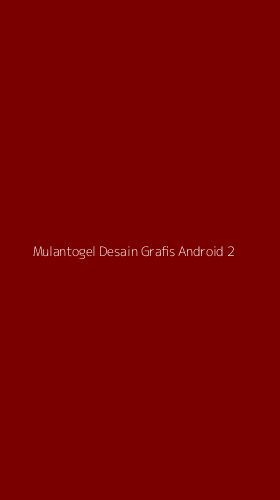 Tampilan Antarmuka Aplikasi Mulantogel Desain Grafis Android - 2
