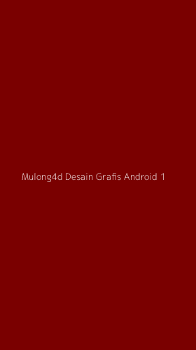 Tampilan Antarmuka Aplikasi Mulong4d Desain Grafis Android - 1
