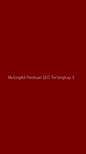 Tampilan Antarmuka Aplikasi Mulong4d Panduan Seo Terlengkap - 3