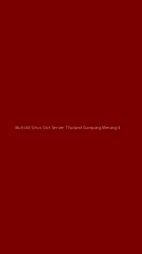 Tampilan Antarmuka Aplikasi Multi4d Situs Slot Server Thailand Gampang Menang - 4