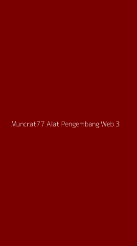 Tampilan Antarmuka Aplikasi Muncrat77 Alat Pengembang Web - 3