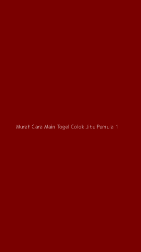 Tampilan Antarmuka Aplikasi Murah Cara Main Togel Colok Jitu Pemula - 1