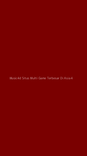 Tampilan Antarmuka Aplikasi Music4d Situs Multi Game Terbesar Di Asia - 4
