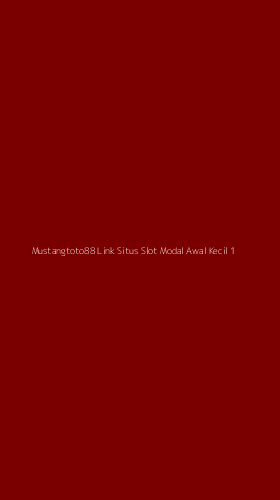 Tampilan Antarmuka Aplikasi Mustangtoto88 Link Situs Slot Modal Awal Kecil - 1