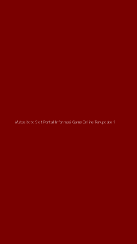 Tampilan Antarmuka Aplikasi Mutasitoto Slot Portal Informasi Game Online Terupdate - 1