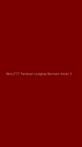 Tampilan Antarmuka Aplikasi Mutu777 Panduan Lengkap Bermain Aman - 3