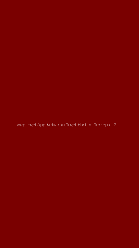 Tampilan Antarmuka Aplikasi Mvptogel App Keluaran Togel Hari Ini Tercepat - 2