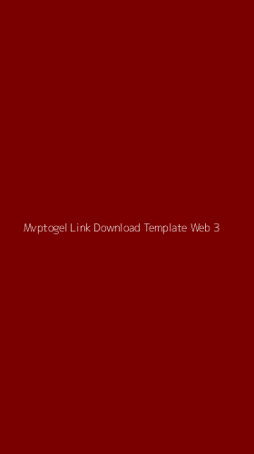 Tampilan Antarmuka Aplikasi Mvptogel Link Download Template Web - 3