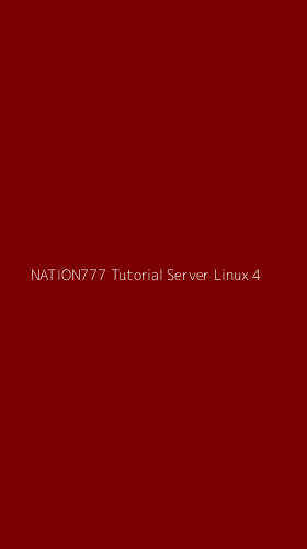 Tampilan Antarmuka Aplikasi Nation777 Tutorial Server Linux - 4